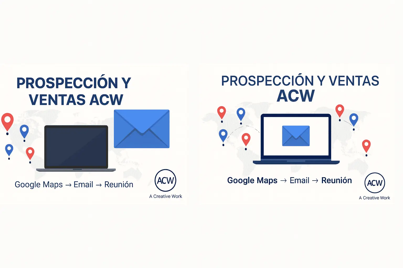 Prospección y Ventas ACW: de Google Maps a la Reunión Agendada